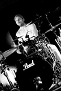 Steve Judd, Drums, Tattoo, B&W, Motion Blur, Karnivool, Universum, Stuttgart