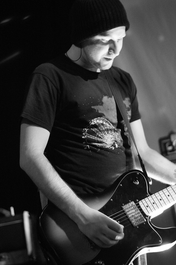 Jamie Willcox, Guitar, B&W, Pure Reason Revolution, Hoxton Square Bar & Kitchen, London