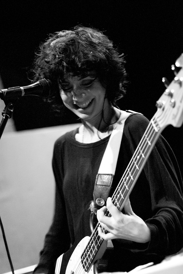 Chloë Alper, Bass, B&W, Pure Reason Revolution, Norwich Arts Centre, Norwich
