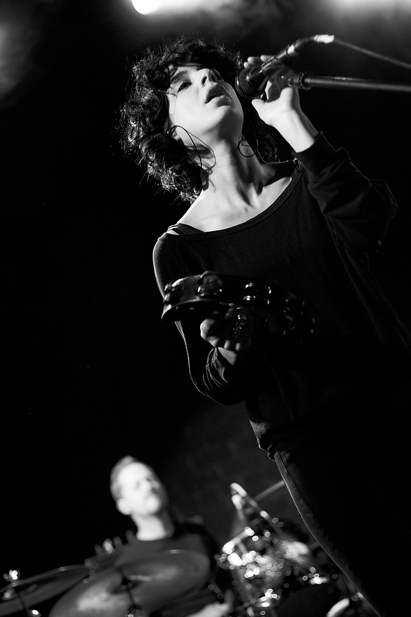 Chloë Alper, Tambourine, B&W, Pure Reason Revolution, The Picturedrome, Holmfirth