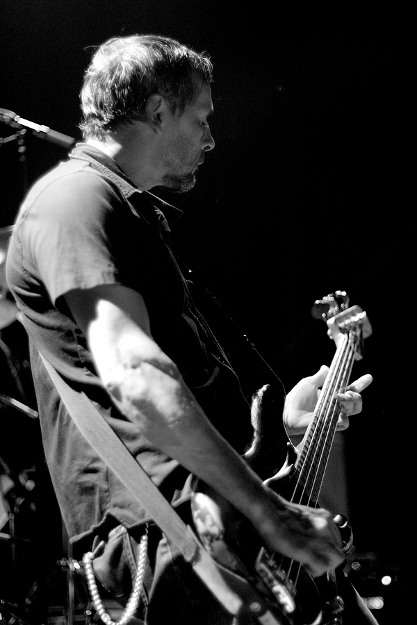 Pascal Humbert, Bass, B&W, Woven Hand, Tollhaus, Karlsruhe